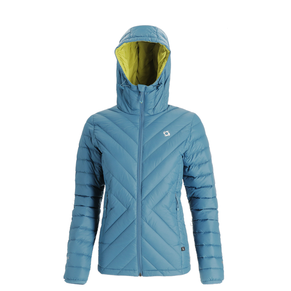 PARKA PLUMA ZIMA MUJER PETROLEO DOITE - 1