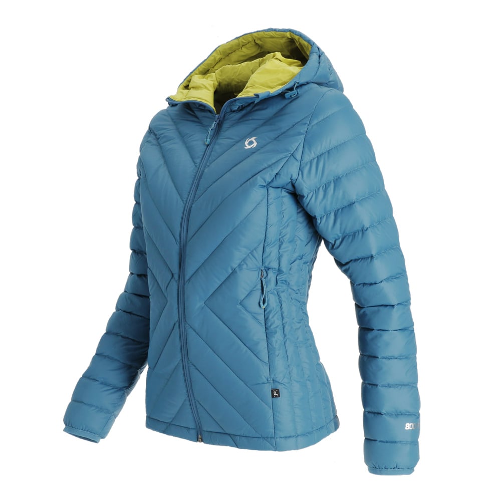 PARKA PLUMA ZIMA MUJER PETROLEO DOITE - 2