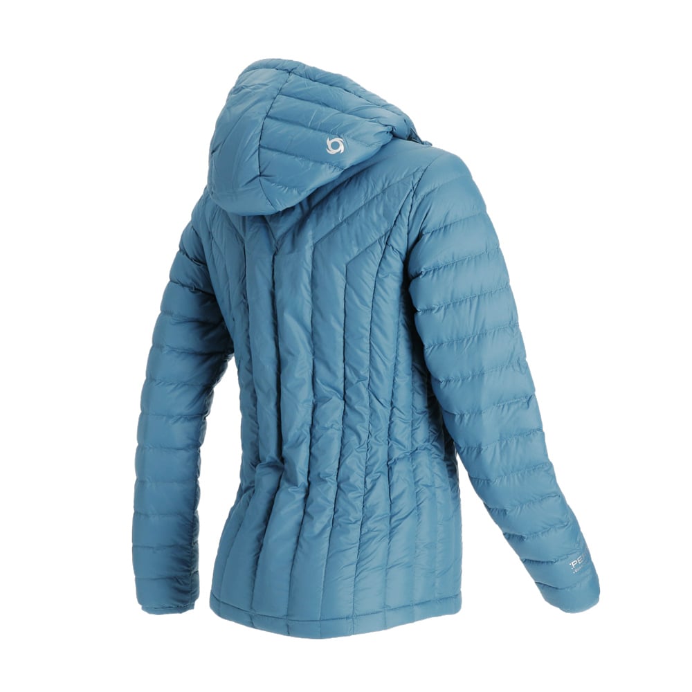 PARKA PLUMA ZIMA MUJER PETROLEO DOITE - 3