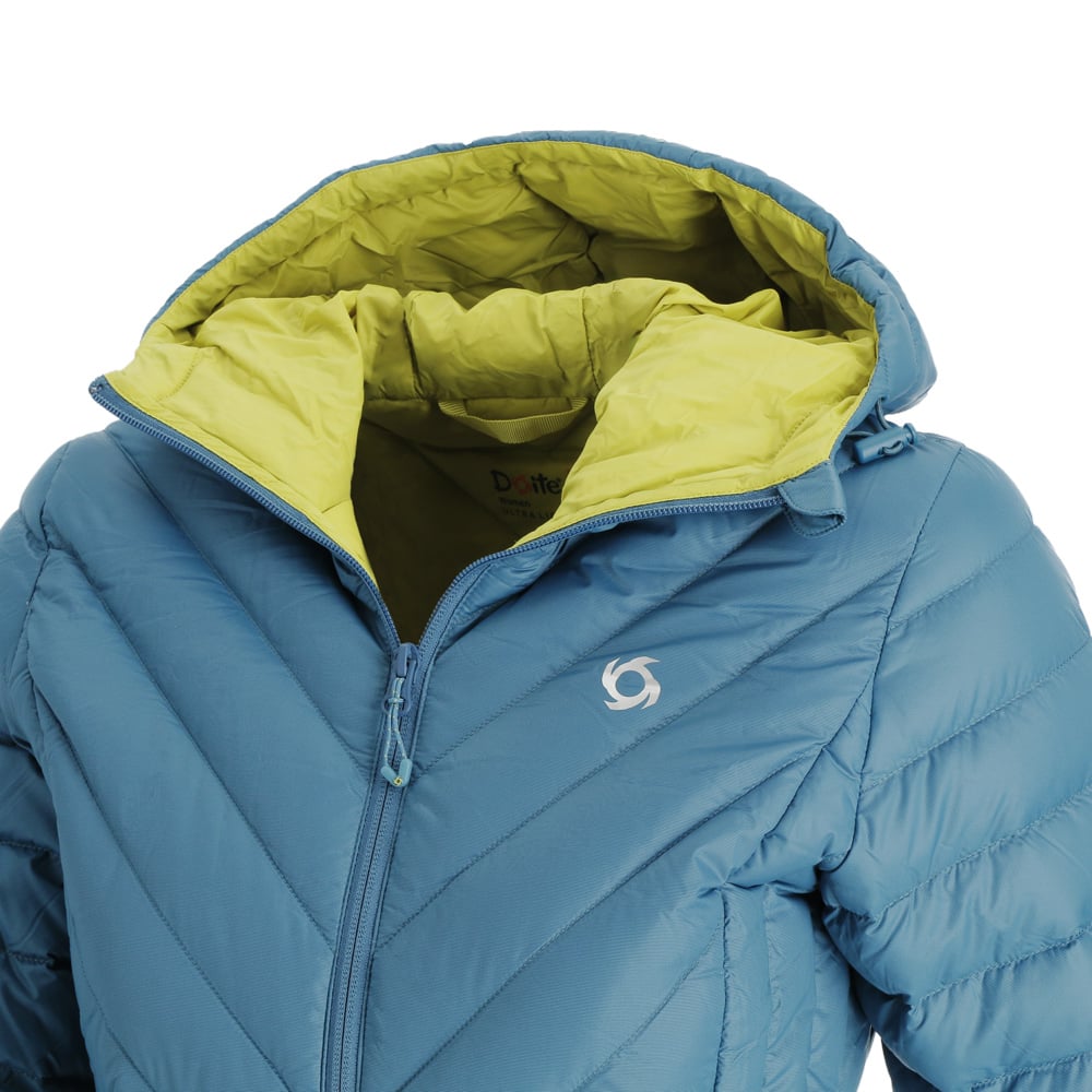 PARKA PLUMA ZIMA MUJER PETROLEO DOITE - 4