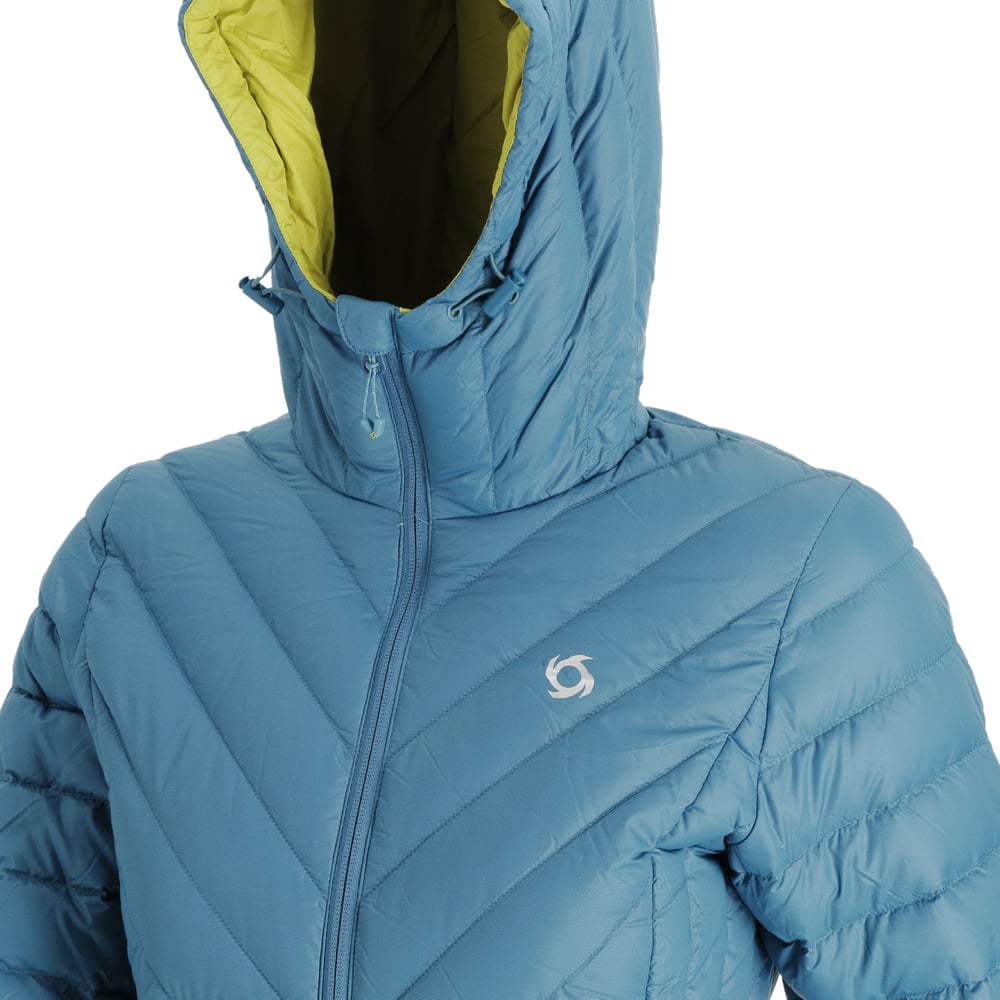 PARKA PLUMA ZIMA MUJER PETROLEO DOITE - 5