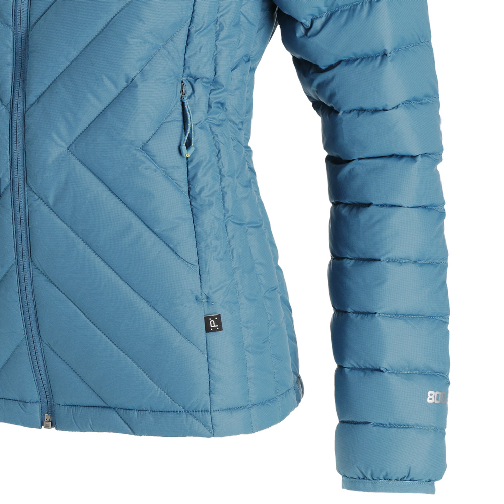 PARKA PLUMA ZIMA MUJER PETROLEO DOITE - 6