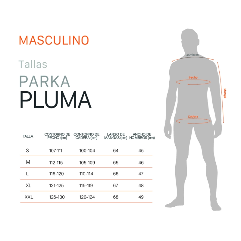 PARKA PLUMA KION HOMBRE DOITE - 8