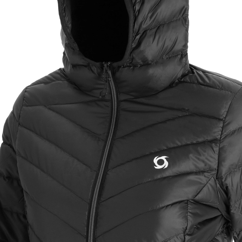 PARKA PLUMA KION MUJER DOITE NEGRO - 4