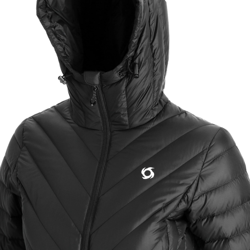 PARKA PLUMA ZIMA MUJER DOITE NEGRO - 4