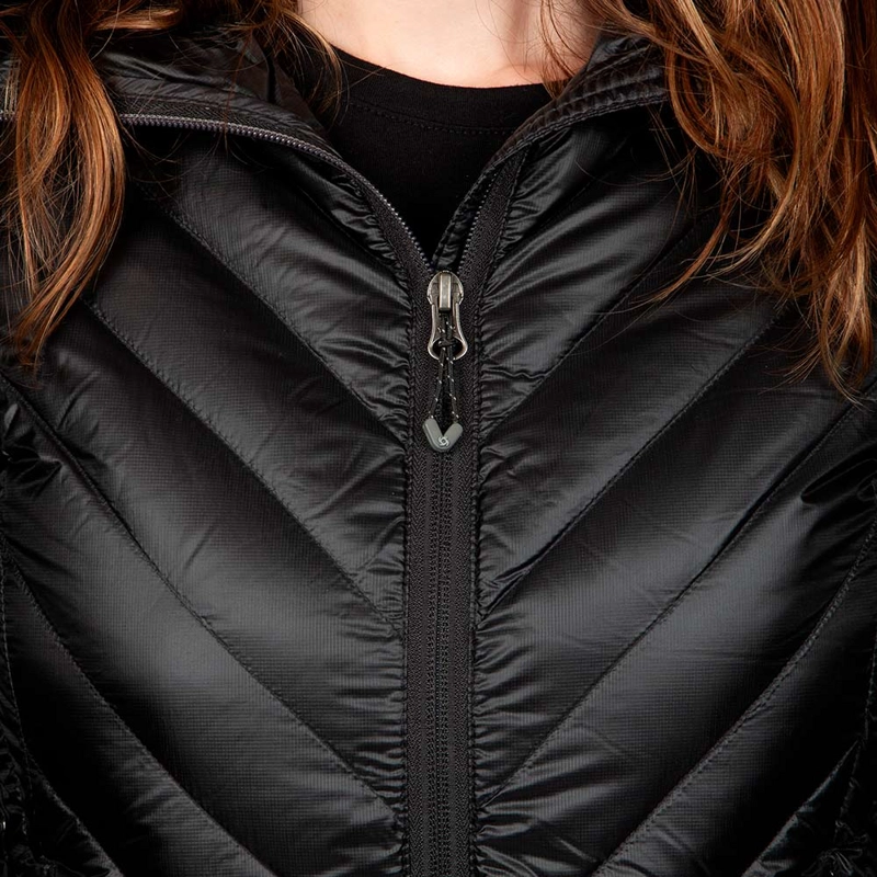 PARKA PLUMA ZIMA MUJER DOITE NEGRO - 8