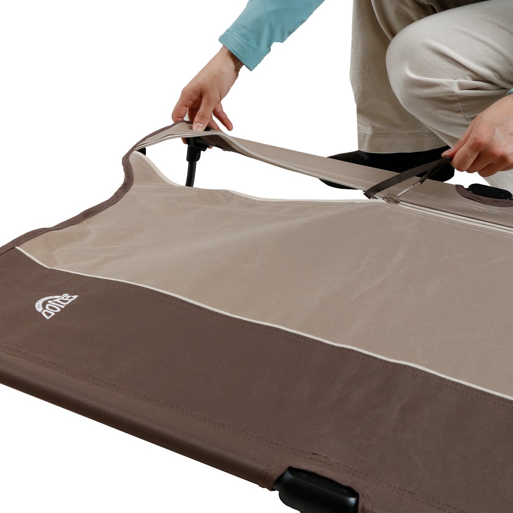 CATRE DOITE CAMA CAMPING SPINE MARRON - 3