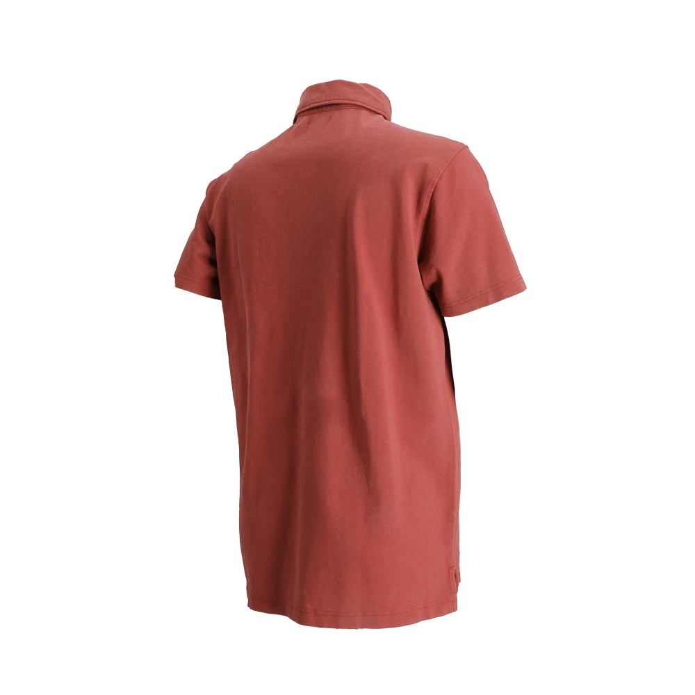 POLERA MANGA CORTA ALGODON ACADIA ROJO HOMBRE DOITE - 3