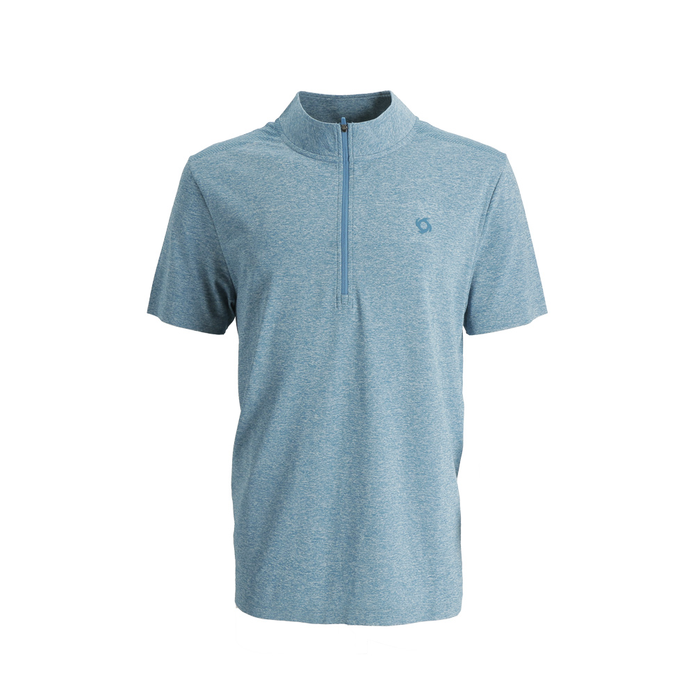 POLERA MANGA CORTA DEPORTIVA PERFORMANCE HOMBRE AZUL DOITE - 1