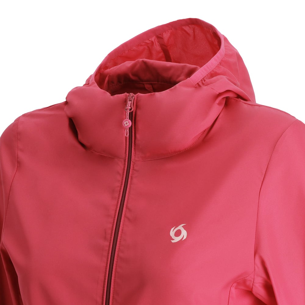 CHAQUETA COMPACTABLE AIRJKT HOODIE MUJER GUINDA DOITE - 4