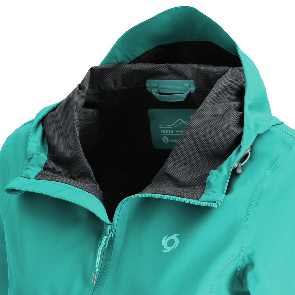 CORTAVIENTO IMPERMEABLE LIVEN MUJER TURQUESA DOITE - 4
