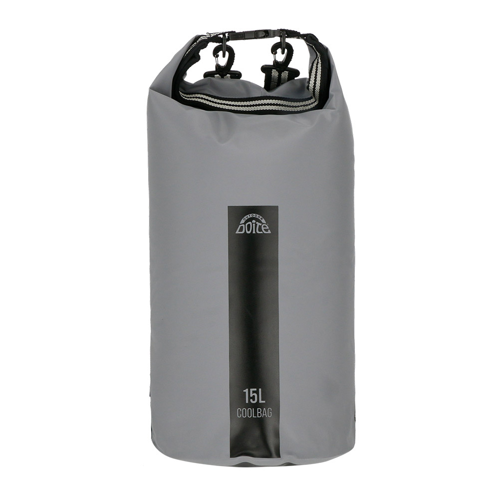 COOLER DOITE PLEGABLE OUTDOOR COOLBAG 15 LITROS GRIS - 1