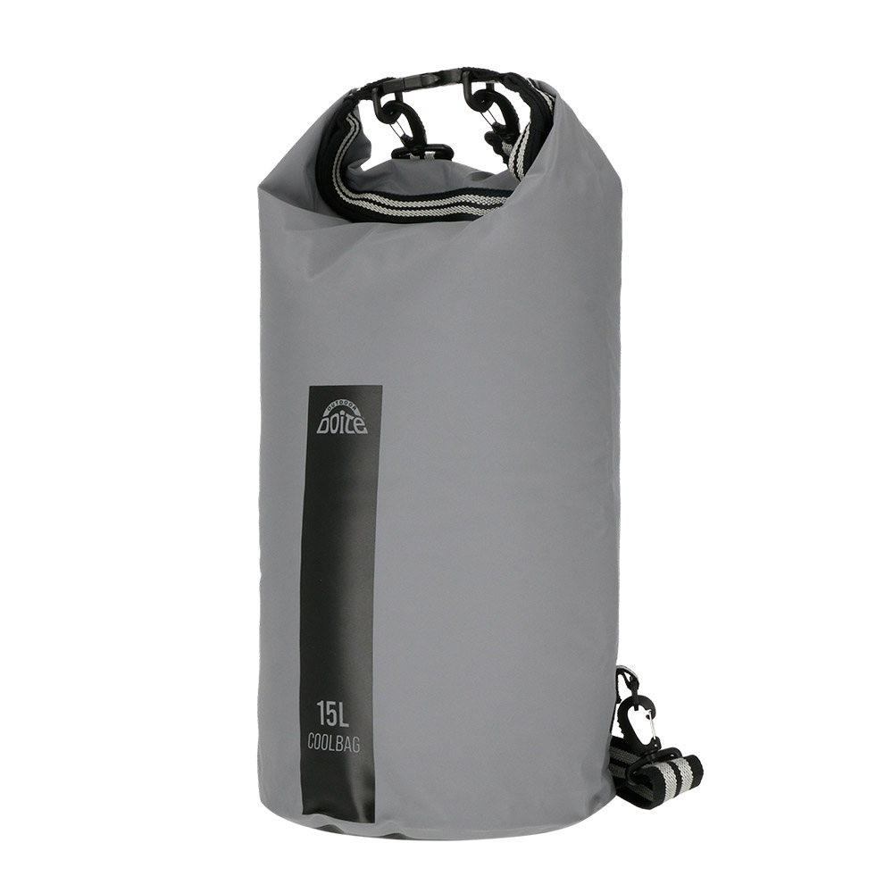 COOLER DOITE PLEGABLE OUTDOOR COOLBAG 15 LITROS GRIS - 2
