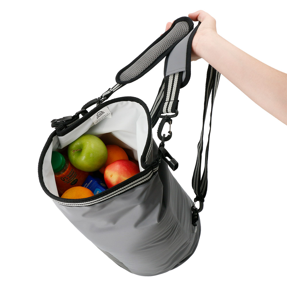 COOLER DOITE PLEGABLE OUTDOOR COOLBAG 15 LITROS GRIS - 6