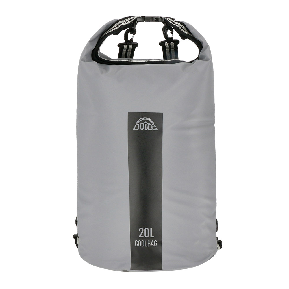 COOLER DOITE PLEGABLE OUTDOOR COOLBAG 20 LITROS GRIS - 1