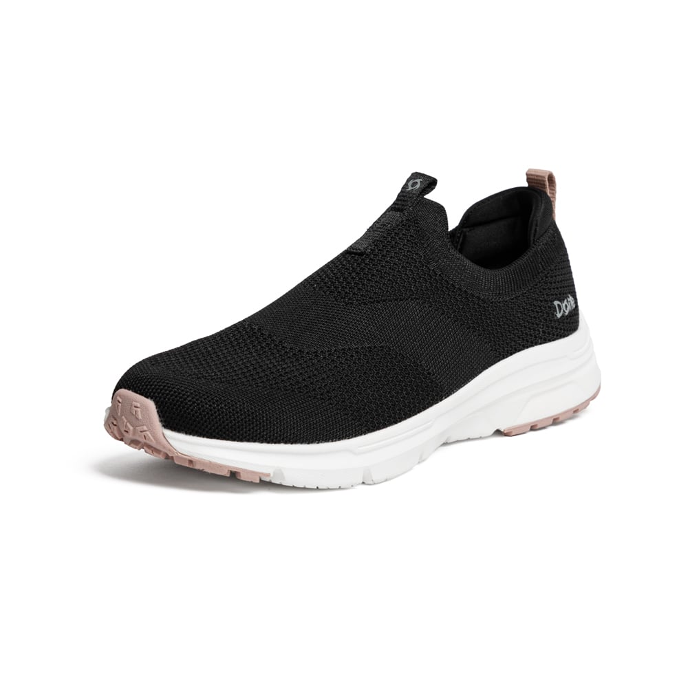 ZAPATILLA CAÑA BAJA LITE KNIT NEGRO MUJER DOITE - 1