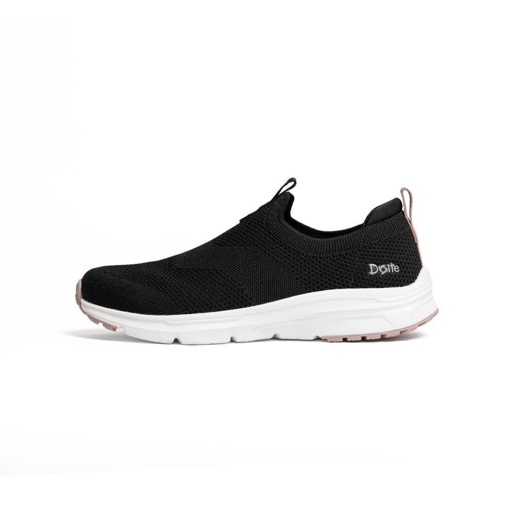 ZAPATILLA CAÑA BAJA LITE KNIT NEGRO MUJER DOITE - 2