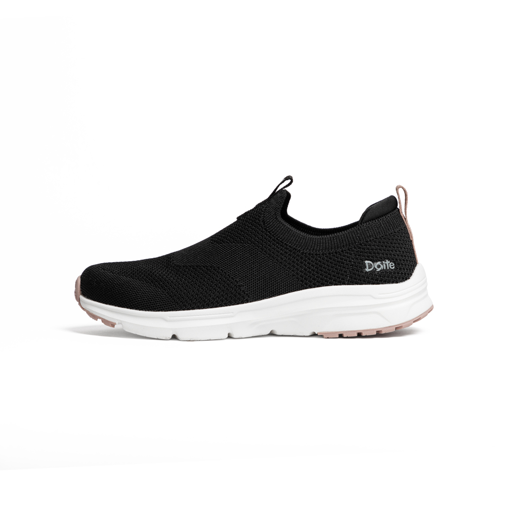 ZAPATILLA CAÑA BAJA LITE KNIT NEGRO MUJER DOITE - 2