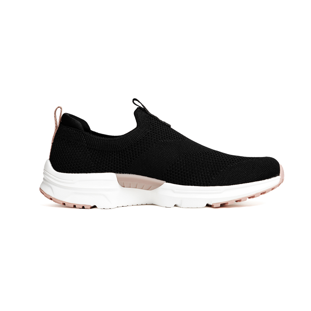 ZAPATILLA CAÑA BAJA LITE KNIT NEGRO MUJER DOITE - 4