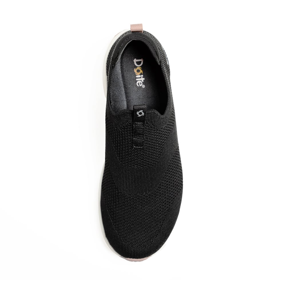ZAPATILLA CAÑA BAJA LITE KNIT NEGRO MUJER DOITE - 5