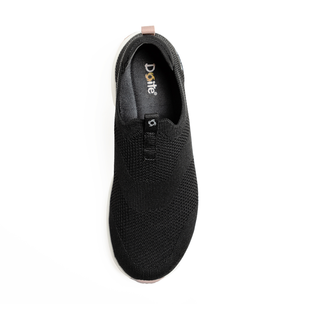 ZAPATILLA CAÑA BAJA LITE KNIT NEGRO MUJER DOITE - 5