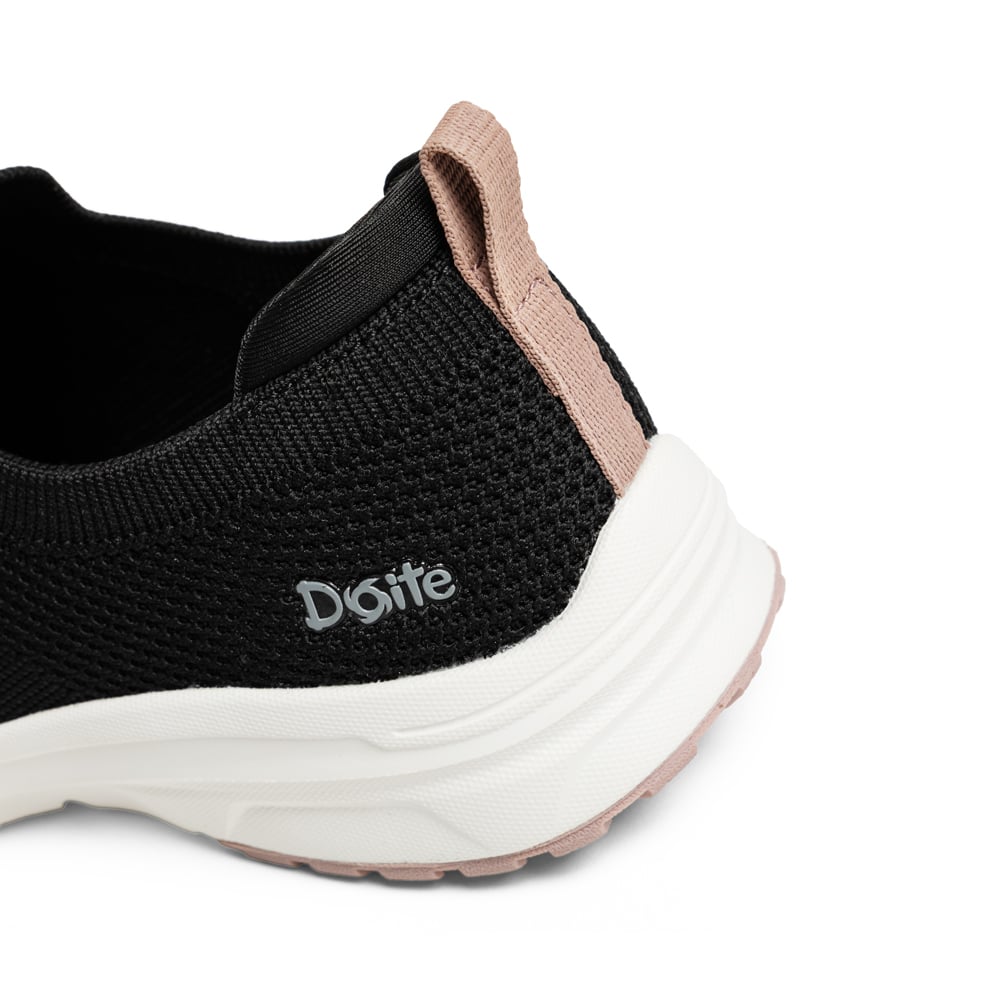 ZAPATILLA CAÑA BAJA LITE KNIT NEGRO MUJER DOITE - 6