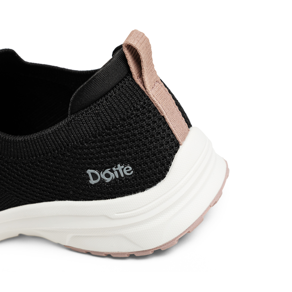 ZAPATILLA CAÑA BAJA LITE KNIT NEGRO MUJER DOITE - 6