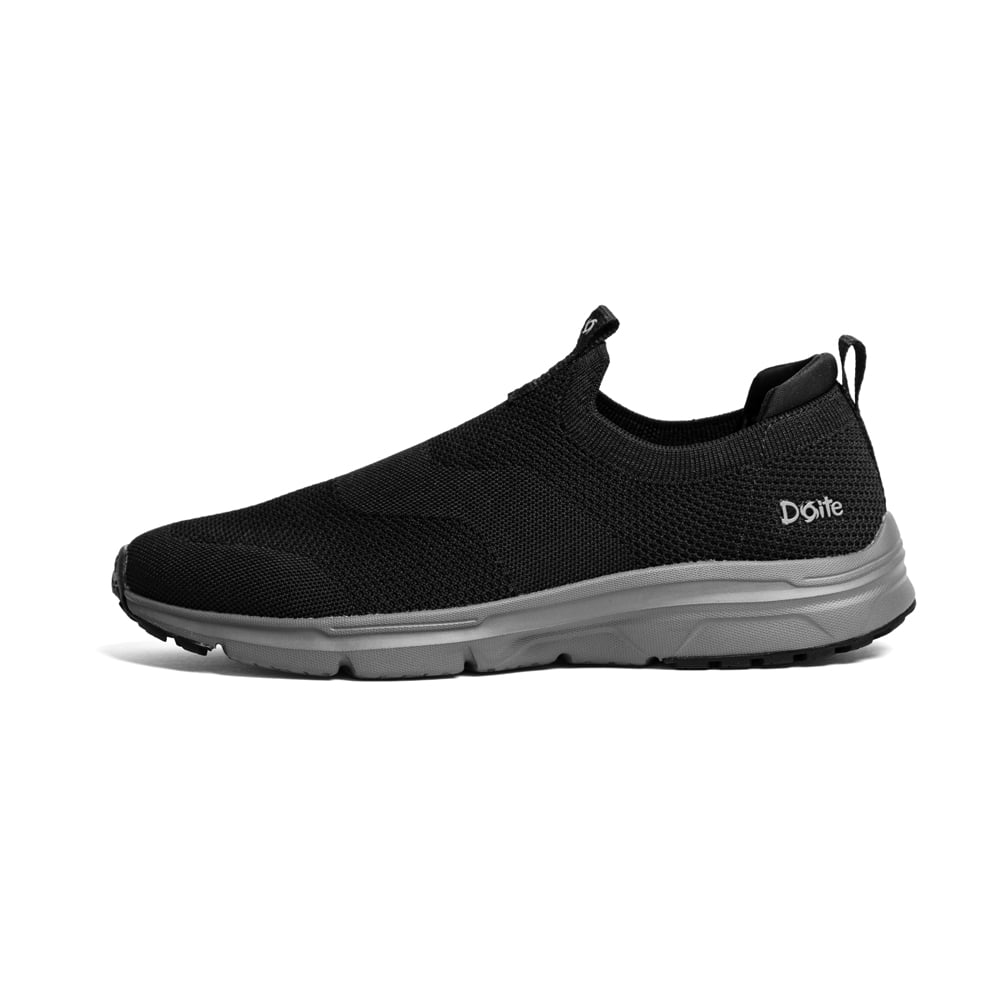 ZAPATILLA CAÑA BAJA LITE KNIT NEGRO HOMBRE DOITE - 2