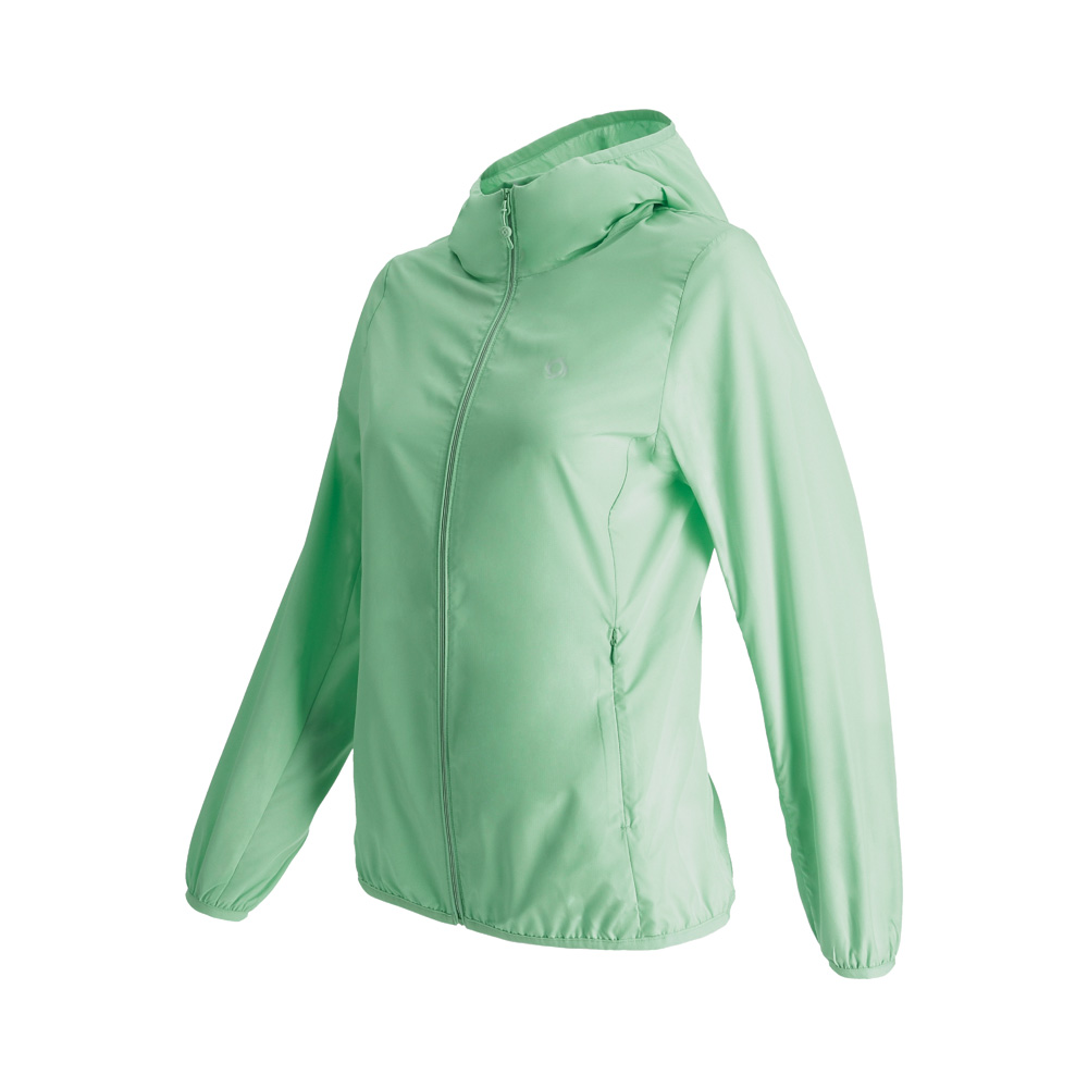 CHAQUETA COMPACTABLE AIRJKT HOODIE MUJER TURQUESA DOITE - 2