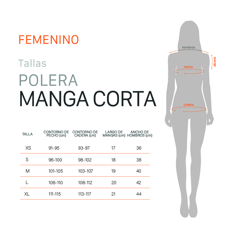 POLERA MANGA CORTA DAILY MUJER CELESTE DOITE - 5