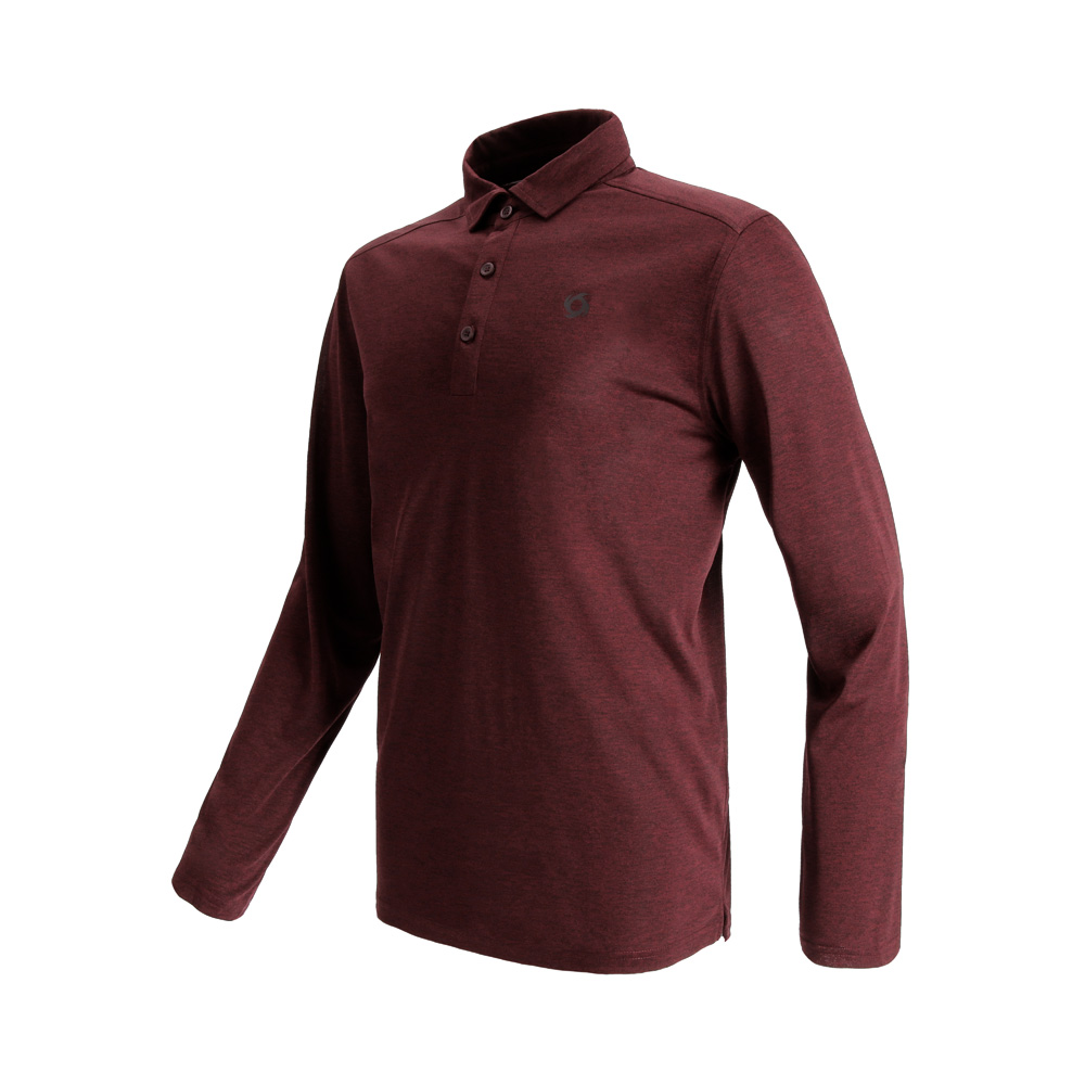 POLERA MANGA LARGA DEPORTIVA LAVA POLO HOMBRE BURDEO DOITE - 2