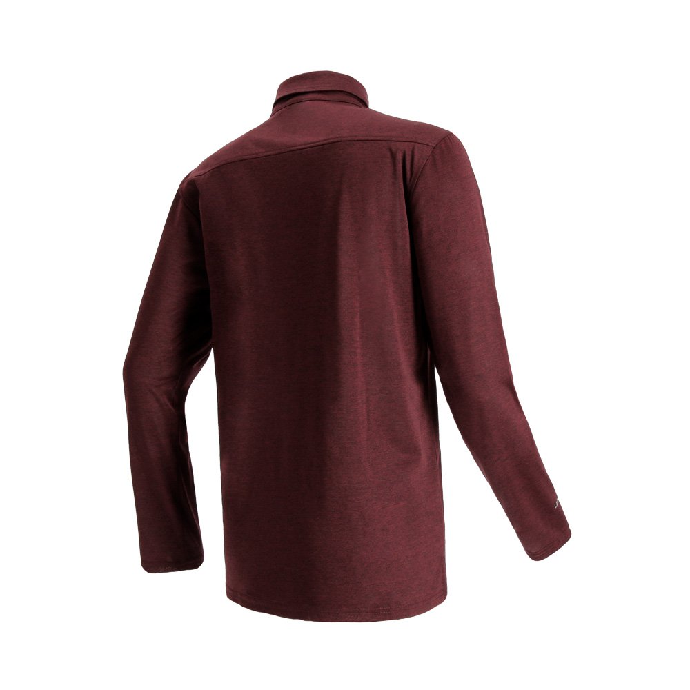 POLERA MANGA LARGA DEPORTIVA LAVA POLO HOMBRE BURDEO DOITE - 3