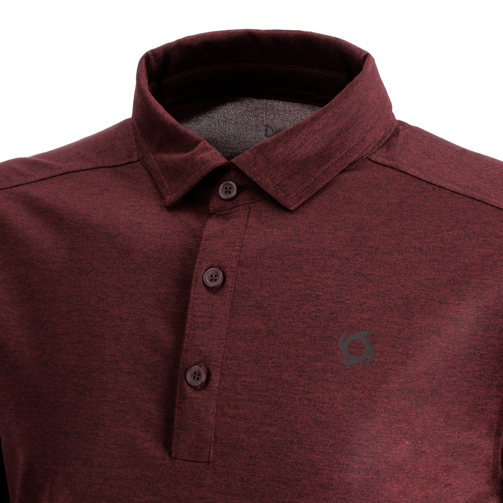 POLERA MANGA LARGA DEPORTIVA LAVA POLO HOMBRE BURDEO DOITE - 4