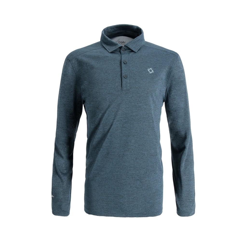 POLERA MANGA LARGA DEPORTIVA LAVA POLO HOMBRE GRIS DOITE - 1