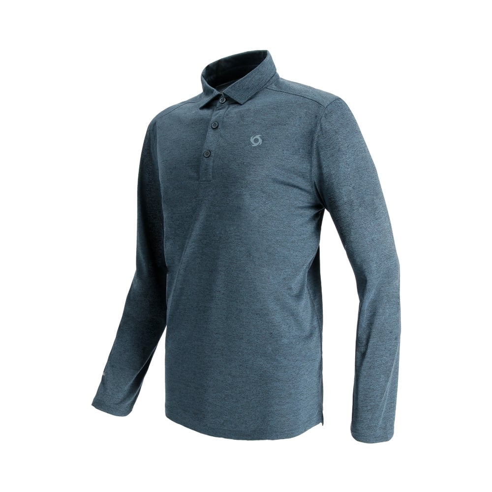 POLERA MANGA LARGA DEPORTIVA LAVA POLO HOMBRE GRIS DOITE - 2