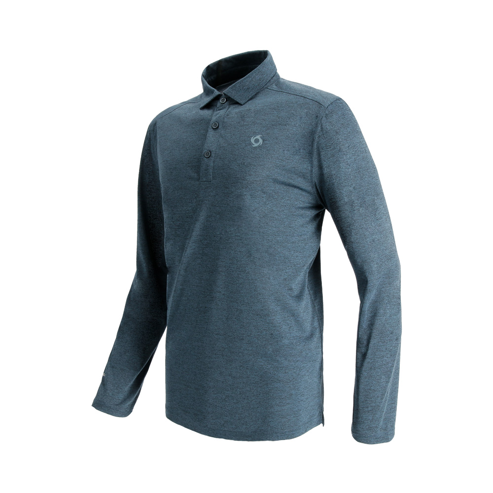 POLERA MANGA LARGA DEPORTIVA LAVA POLO HOMBRE GRIS DOITE - 2