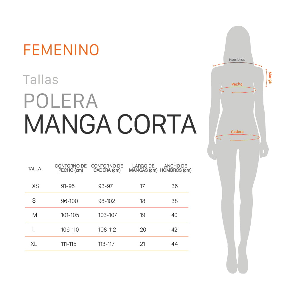 POLERA MANGA CORTA DAILY MUJER BURDEO DOITE - 5