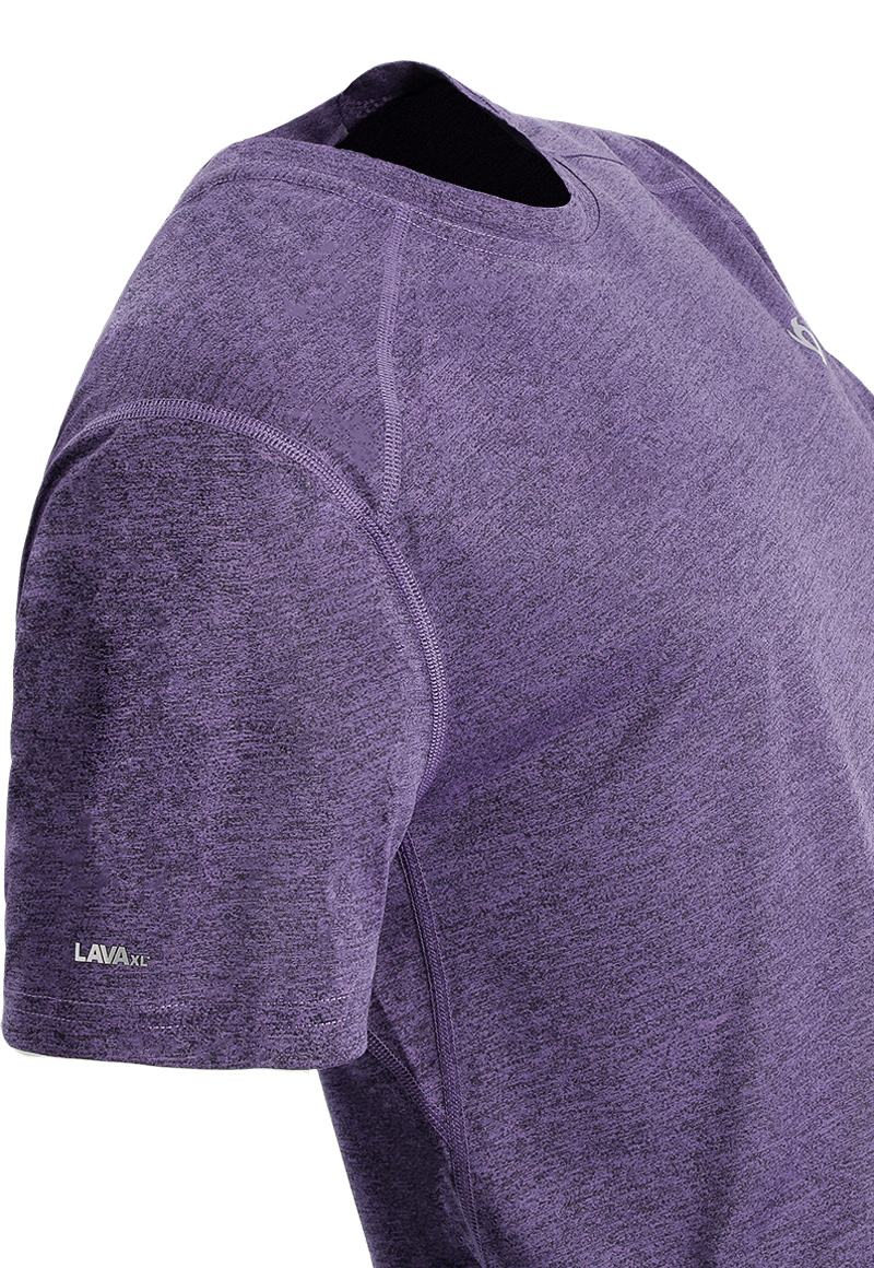 POLERA MANGA CORTA DEPORTIVA LAVA HOMBRE MORADO DOITE - 5