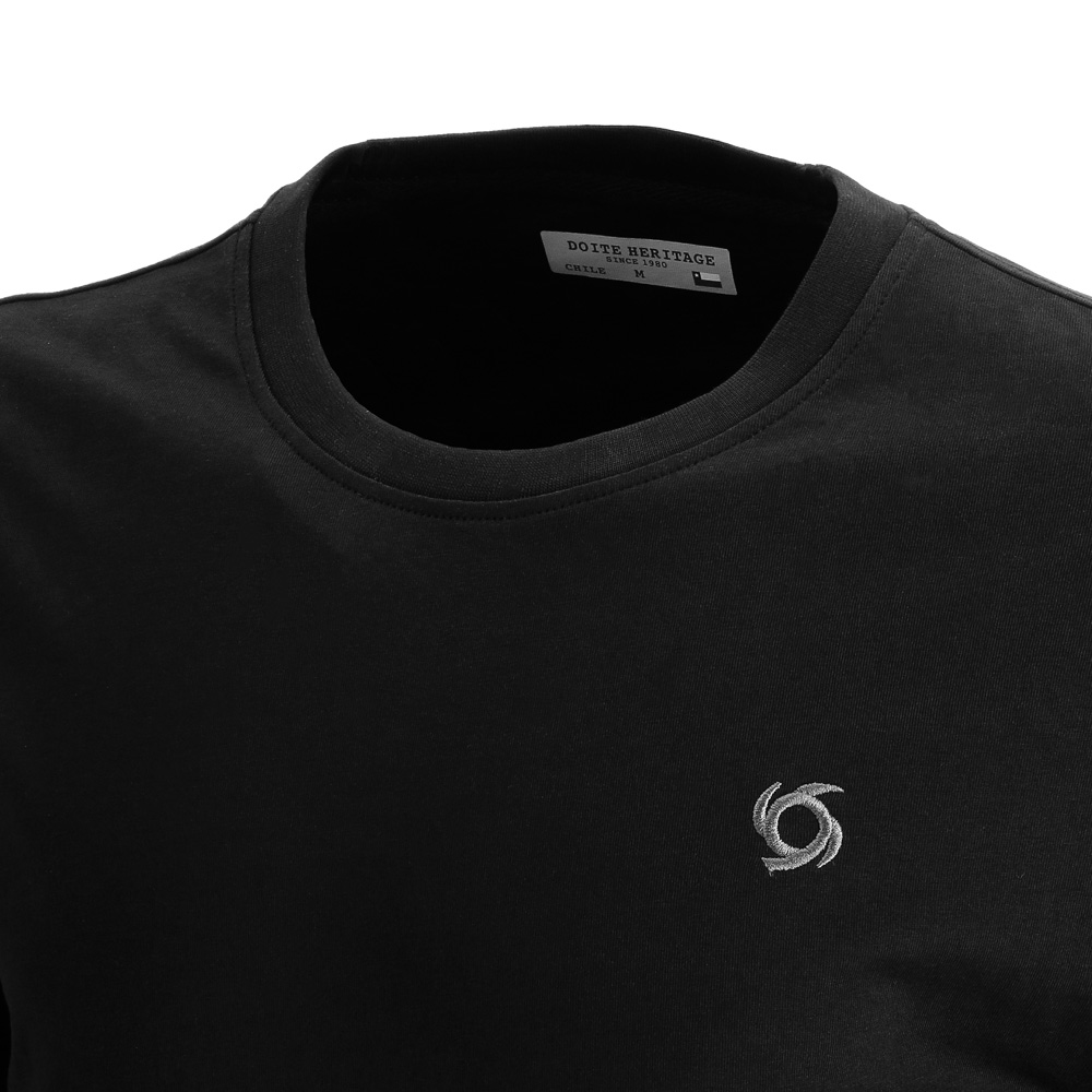 POLERA MANGA LARGA PATRIA NEGRO HOMBRE DOITE - 4