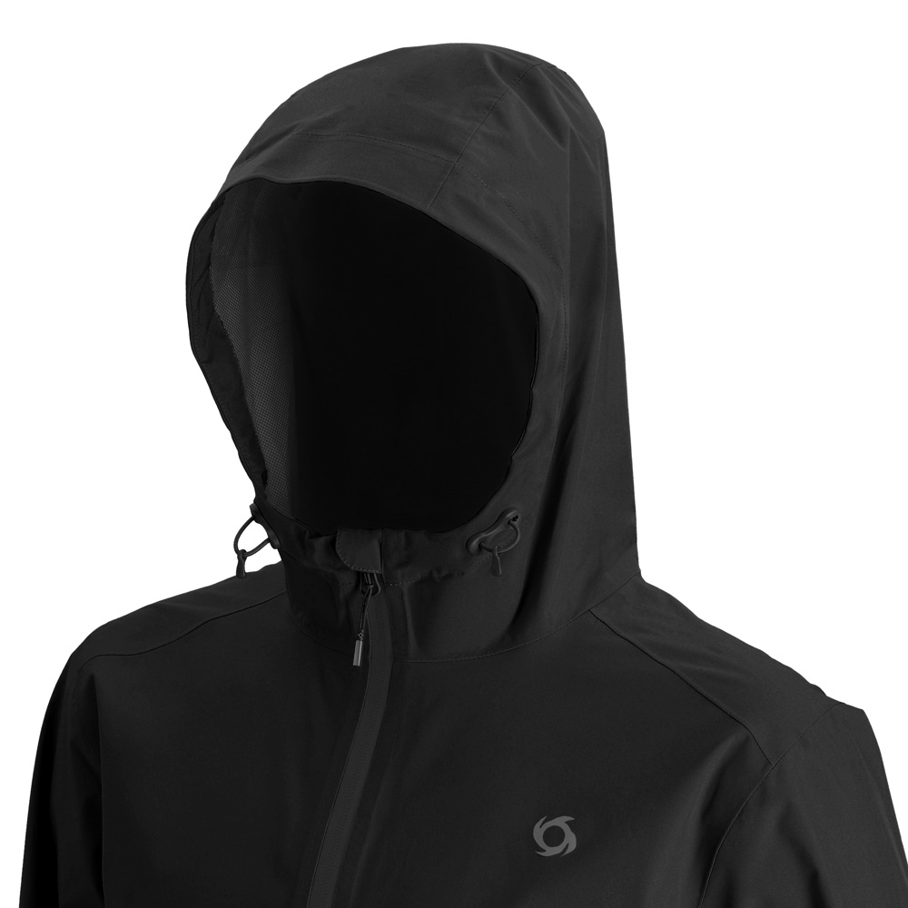 CORTAVIENTO IMPERMEABLE LEXIS NEGRO HOMBRE DOITE - 4
