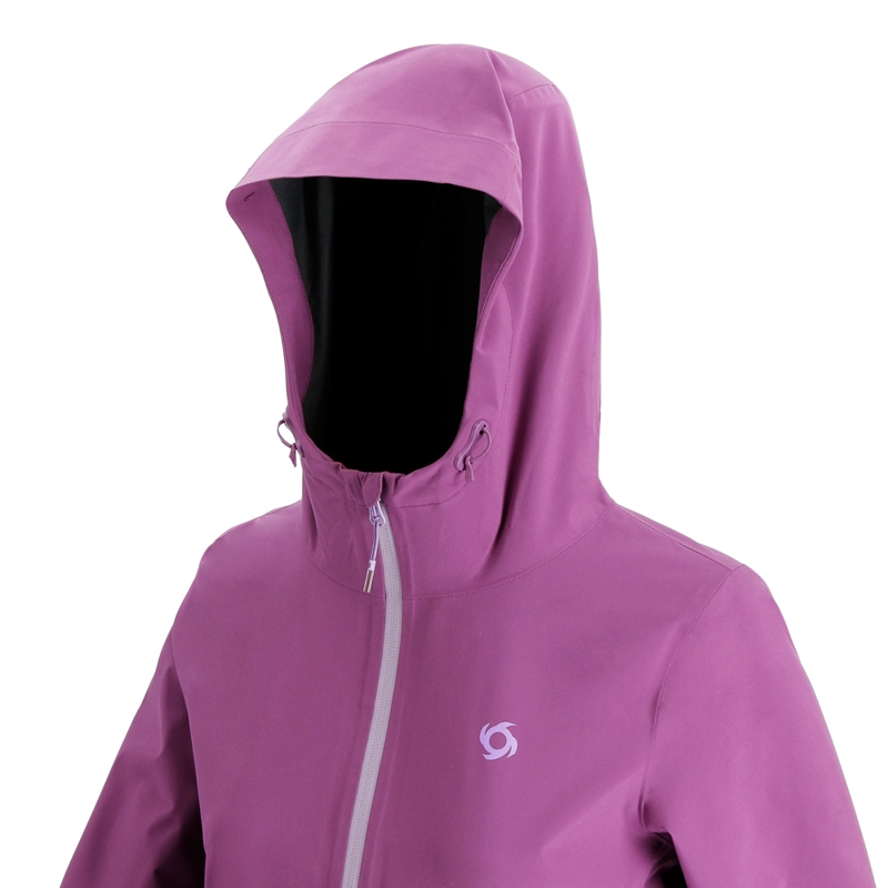 CORTAVIENTO IMPERMEABLE LEXIS MUJER MORADO DOITE - 4