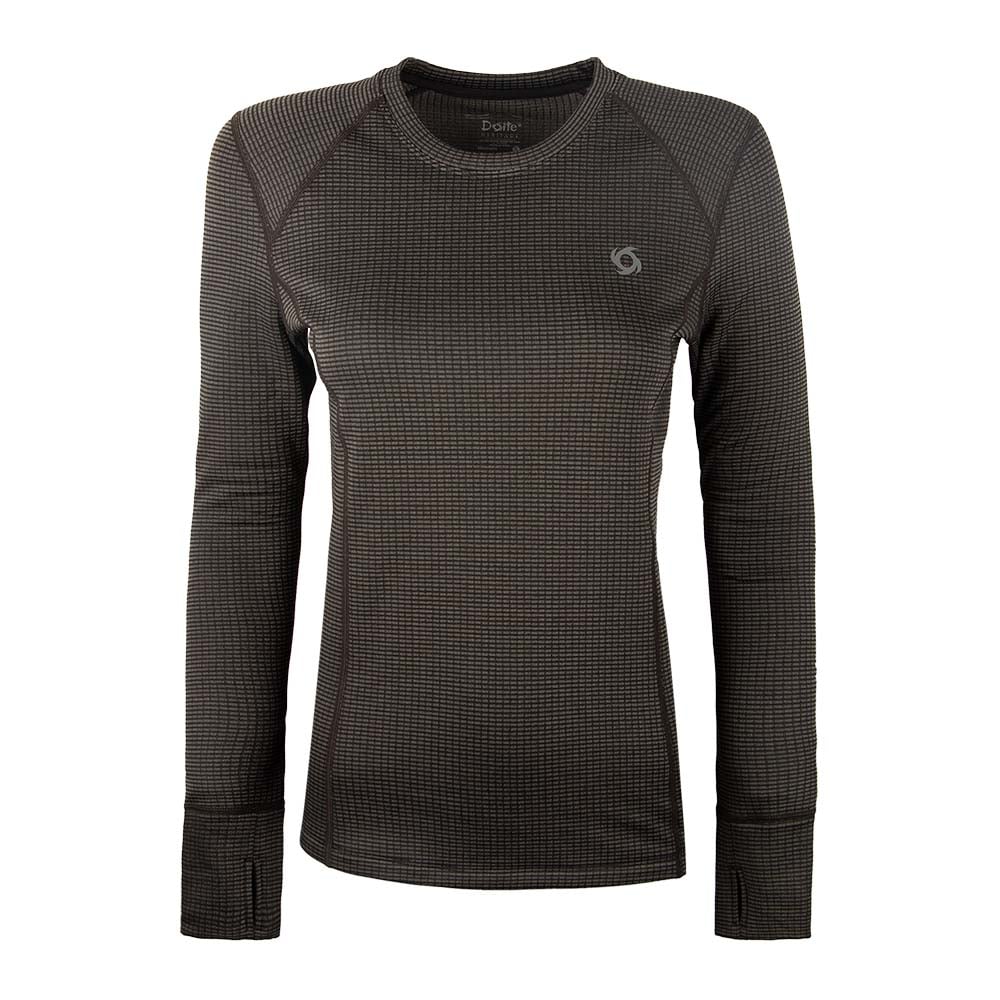 CAMISETA PRIMERA CAPA HEAT MUJER GRIS OSCURO DOITE - 1