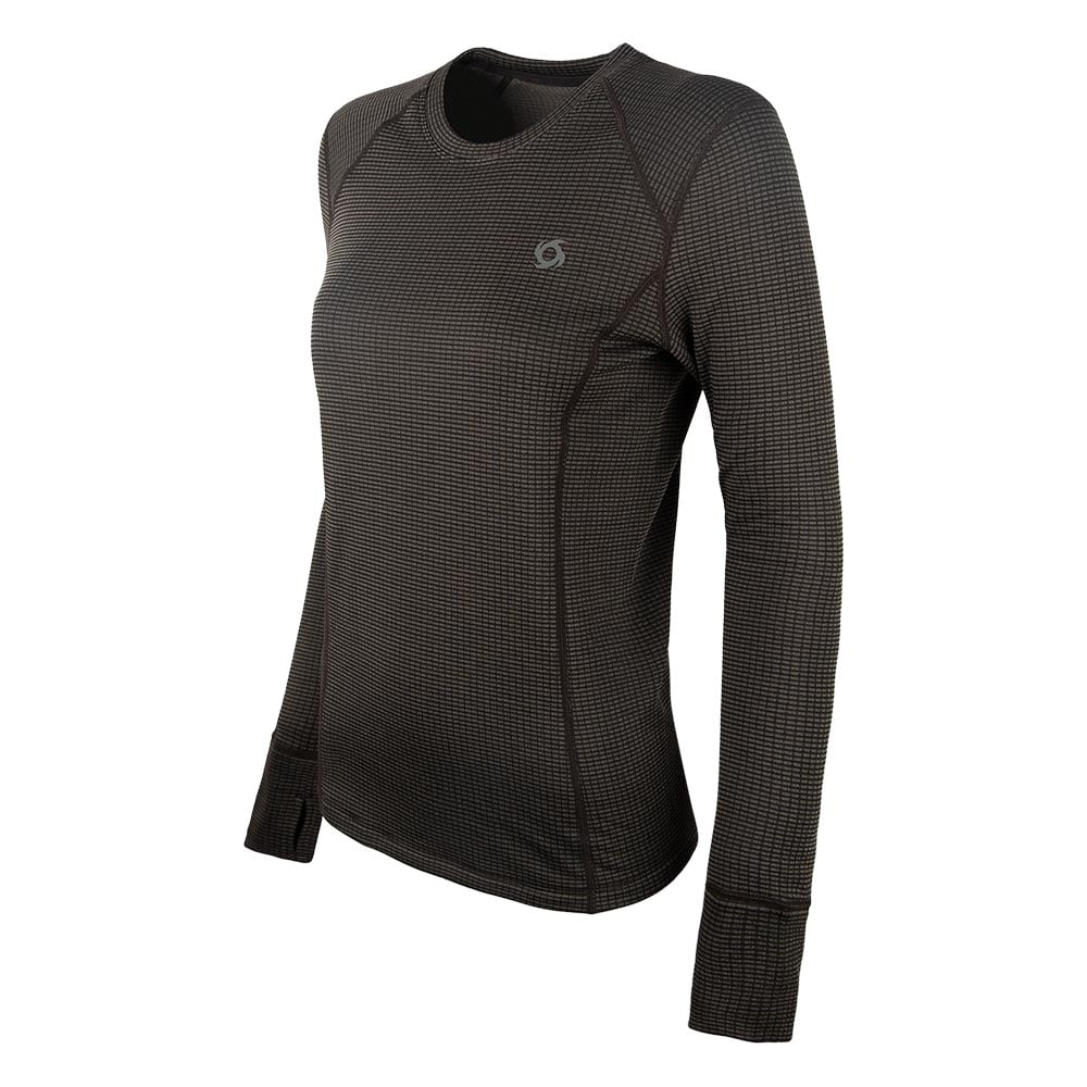 CAMISETA PRIMERA CAPA HEAT MUJER GRIS OSCURO DOITE - 2
