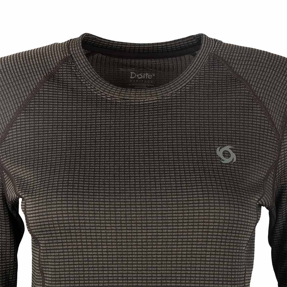 CAMISETA PRIMERA CAPA HEAT MUJER GRIS OSCURO DOITE - 4