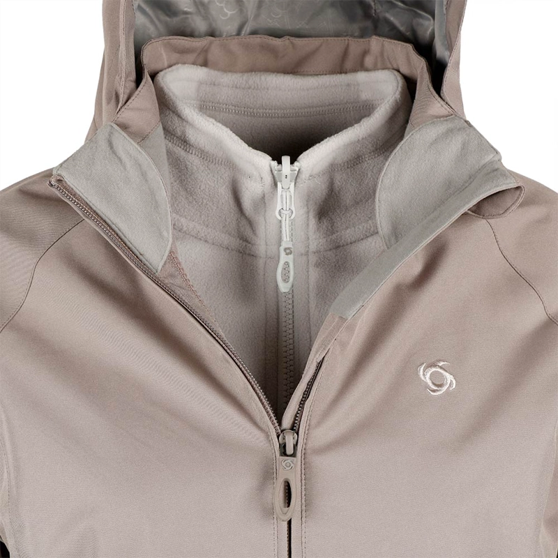 PARKA 3 EN 1 PARBAT MUJER DOITE TAUPE - 7