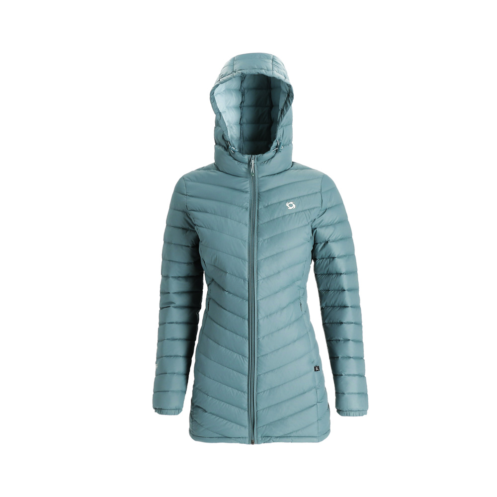 PARKA PLUMA AKEN MUJER GRIS DOITE - 1