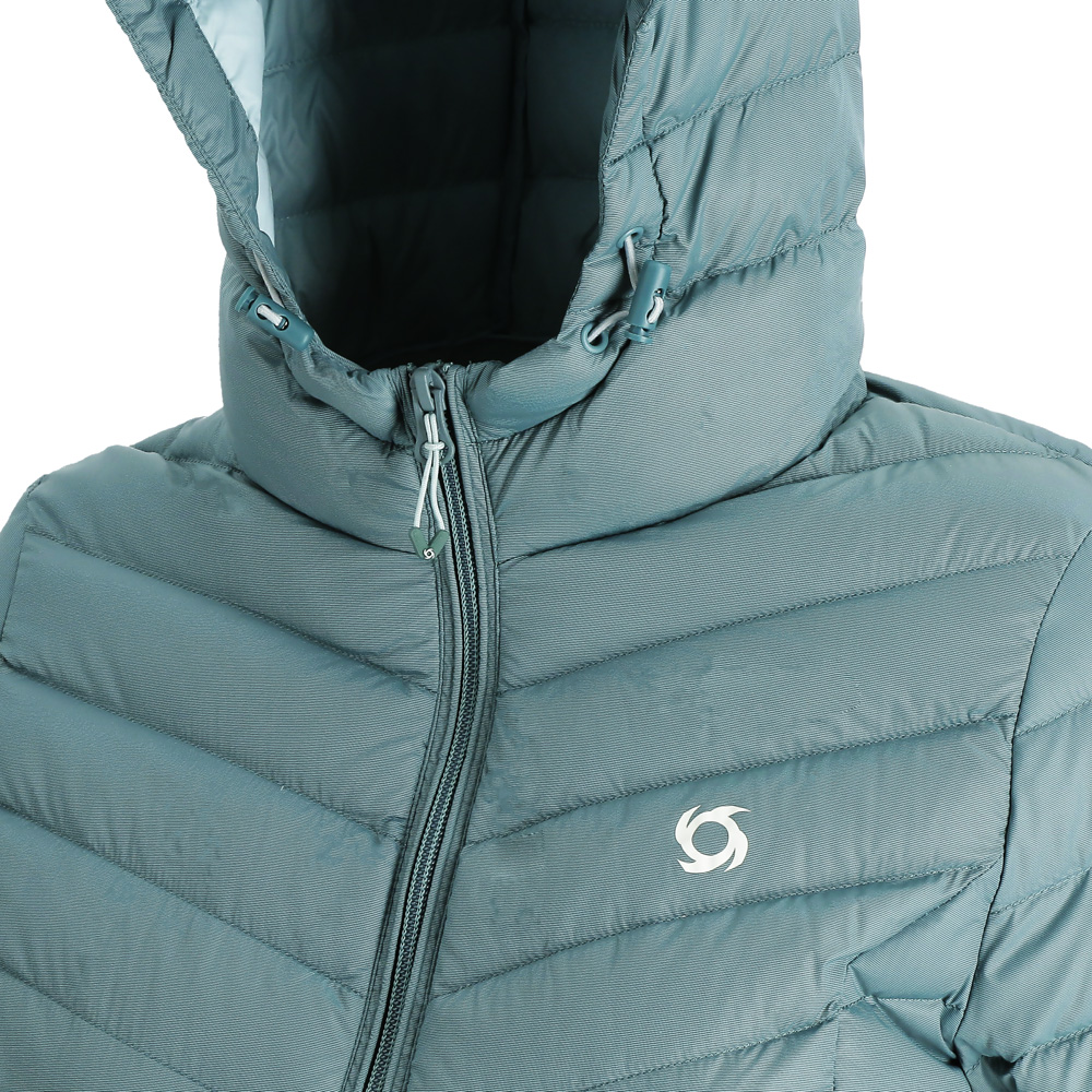 PARKA PLUMA AKEN MUJER GRIS DOITE - 4