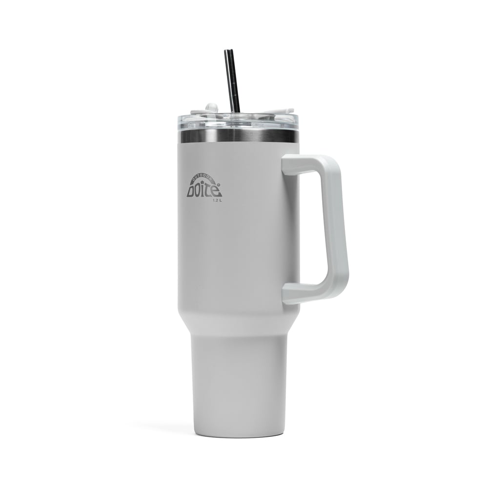 VASO TERMICO 1,2L CON BOMBILLA EVERY GRIS DOITE - 2
