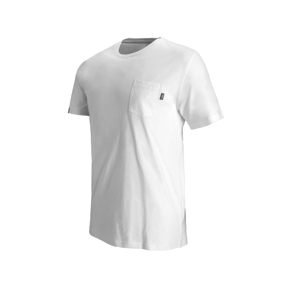 POLERA MANGA CORTA PIMA POCKET BLANCO HOMBRE DOITE - 2