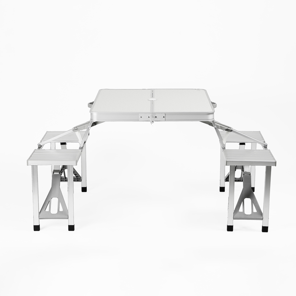 MESA DE ALUMINIO PLEGABLE DYNE 4 PERSONAS CAMPING DOITE - 2